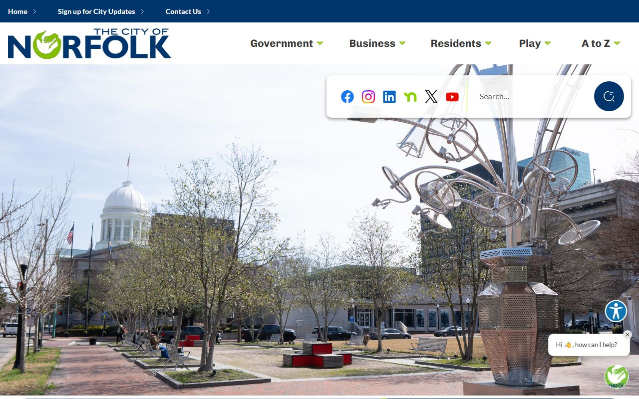 Norfolk traffic ticket records and city portal