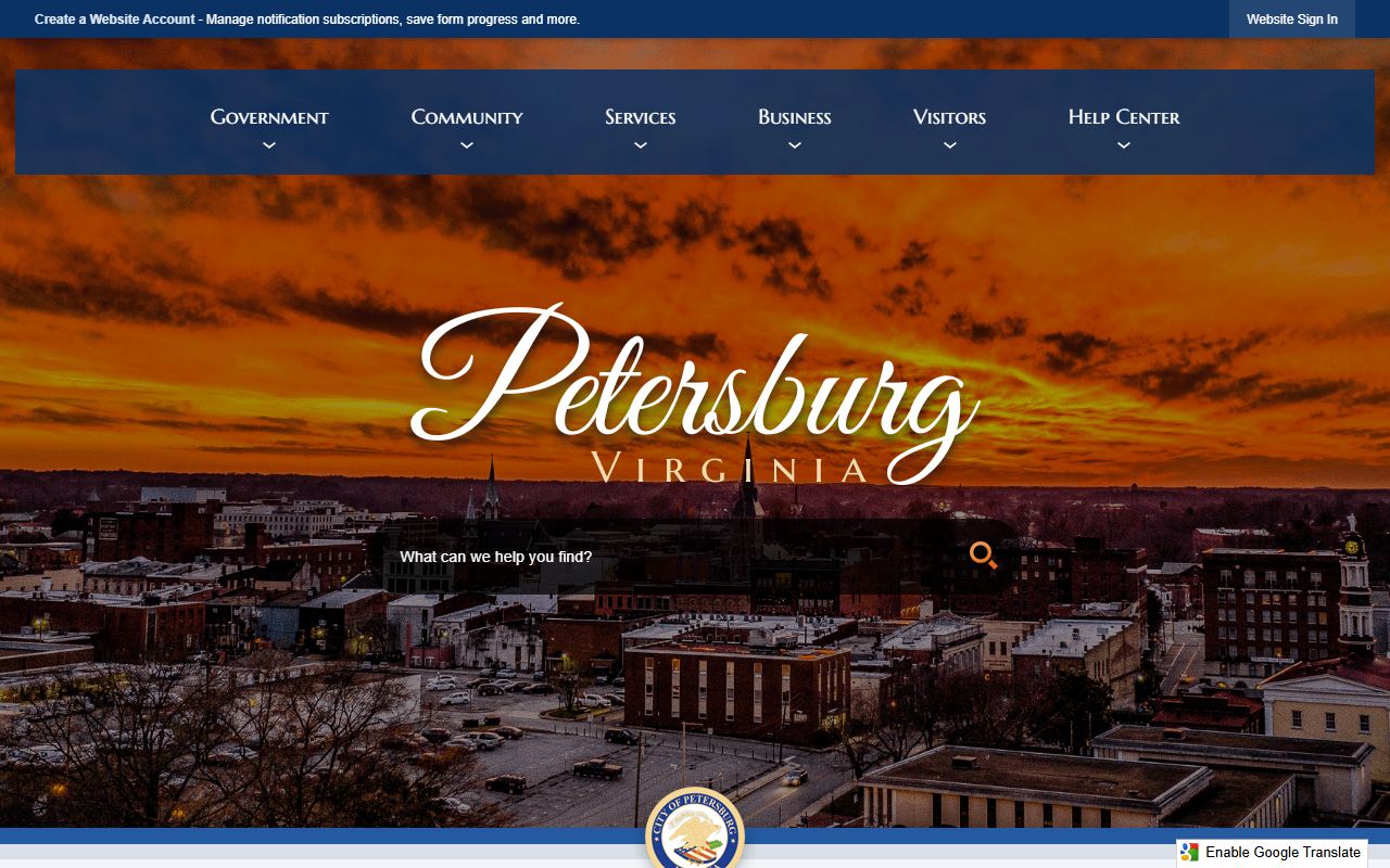 Petersburg City Government - Petersburg Traffic Ticket Records