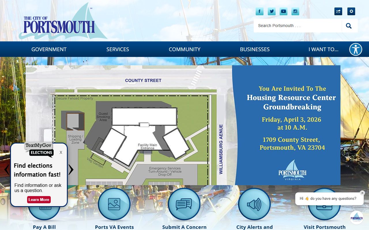 Portsmouth Virginia traffic records portal