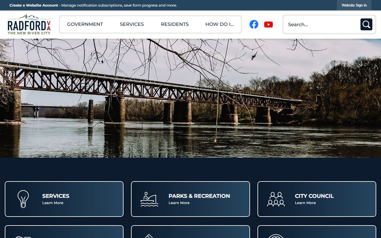 Radford city government traffic ticket records