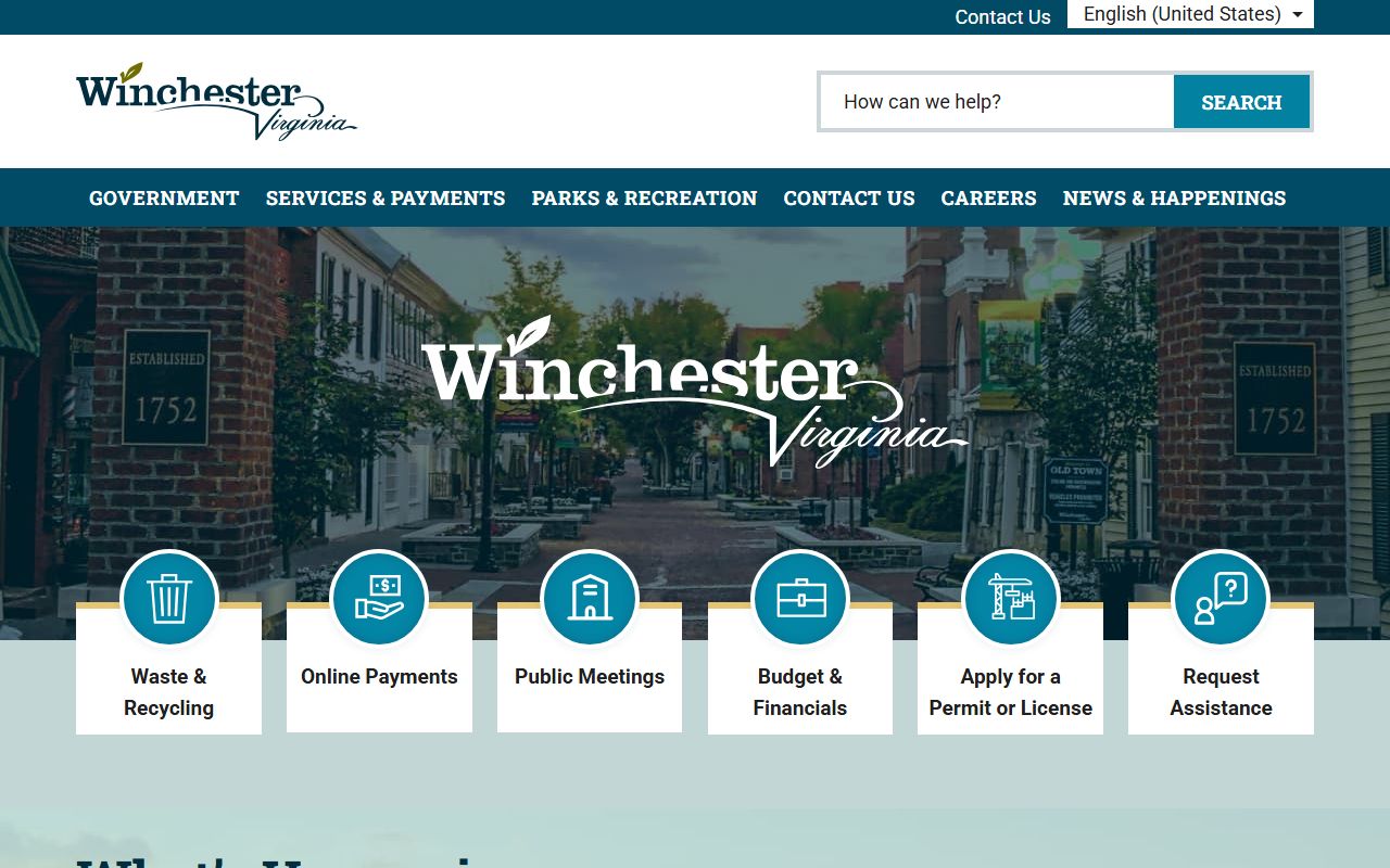 Winchester city government traffic ticket records