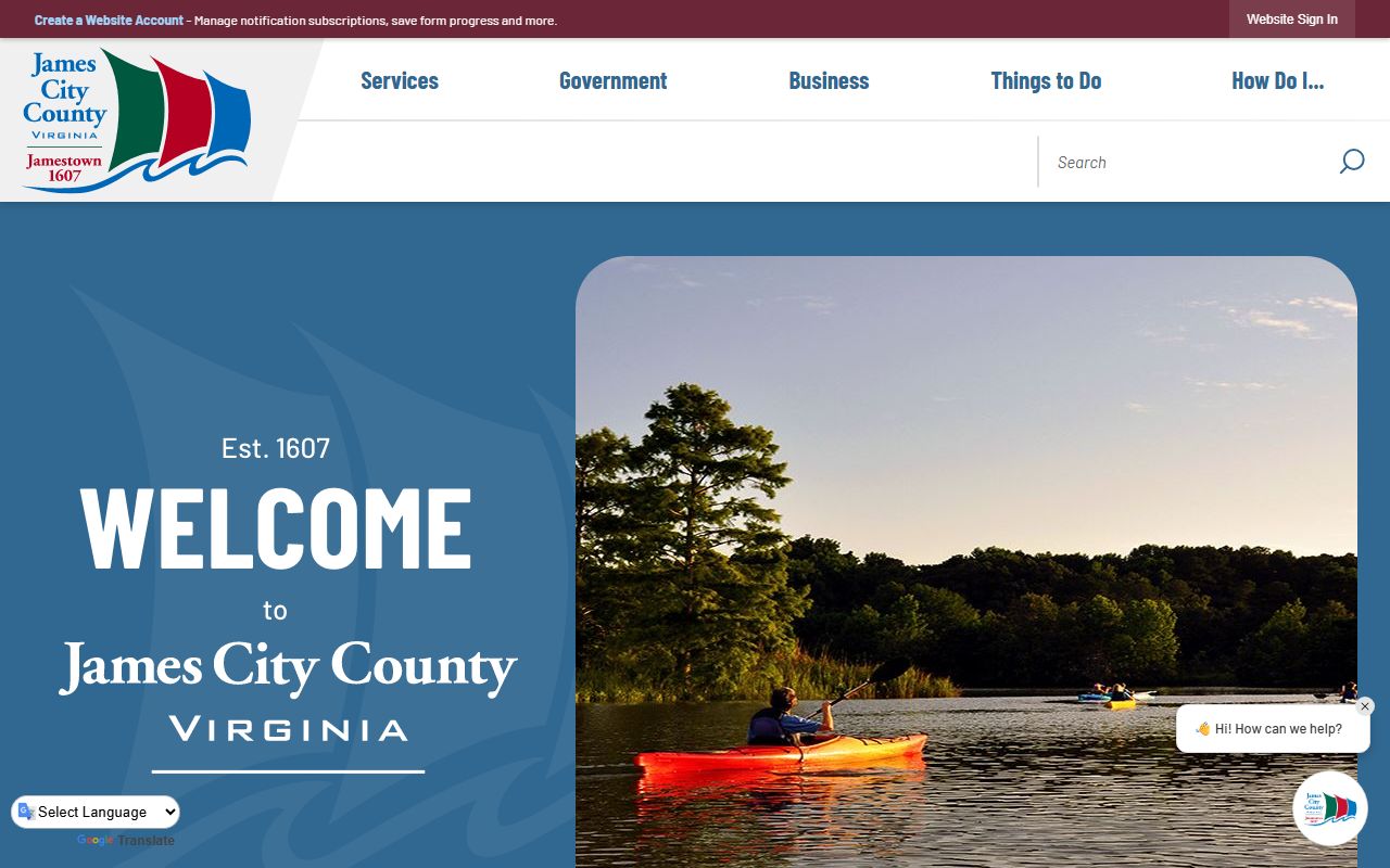 James City County Government traffic ticket records