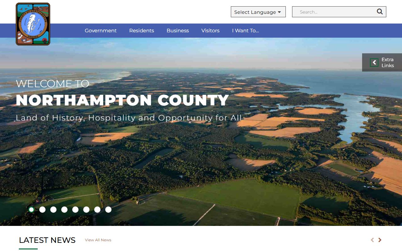 Northampton County government website - traffic ticket records and sheriff's office