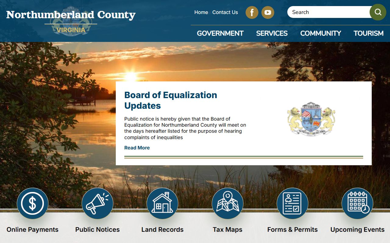 Northumberland County government website - traffic ticket records and enforcement