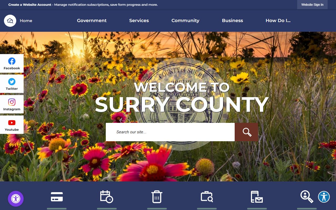 Surry County traffic citations and court case records
