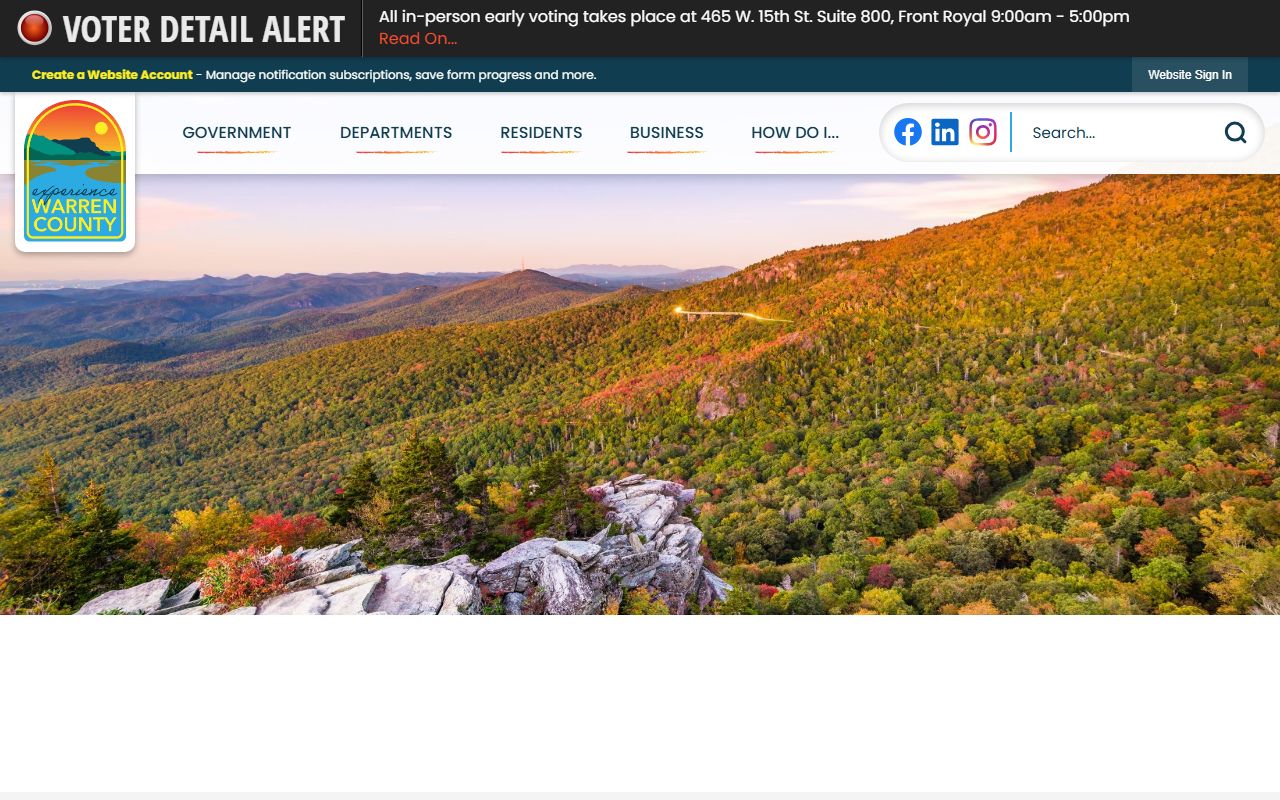 Warren County traffic citations and General District Court records